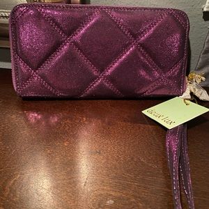Deux Lux Magenta NWT Wristlet wallet
